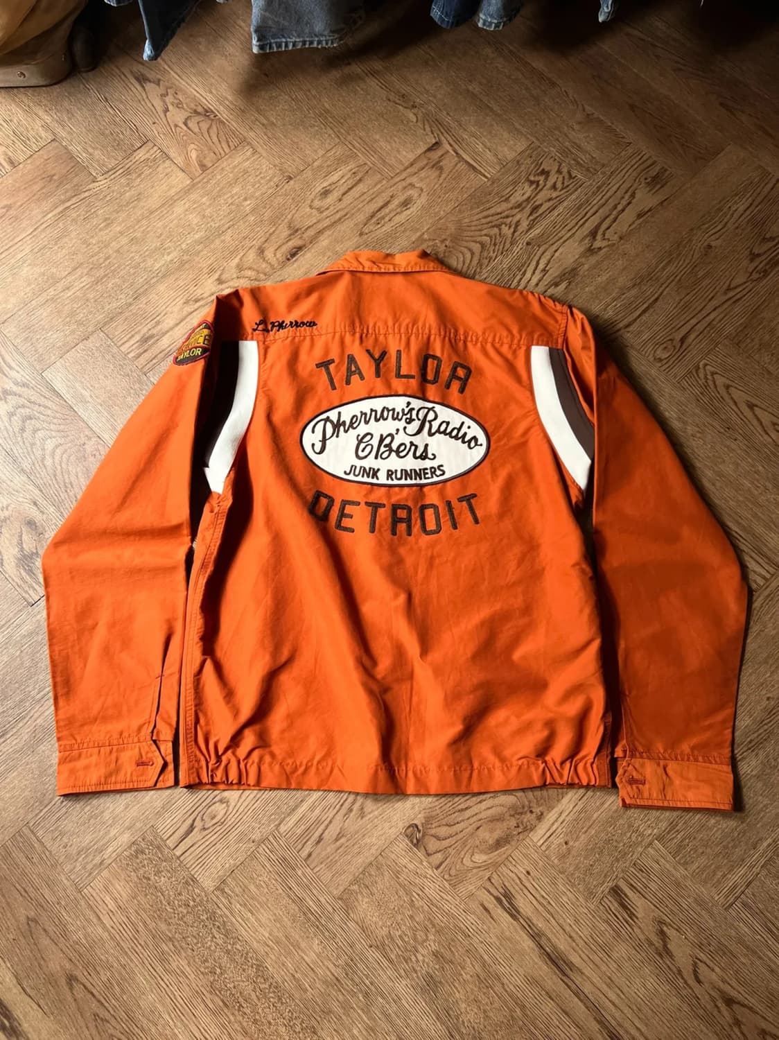 [XL]페로우즈 재팬메이드 디트로이트 테일러 오렌지 스포츠 자켓 상품이미지1