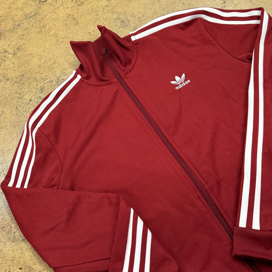 아디다스 버건디 투웨이 베켄바우어 져지 트랙탑 상품이미지1