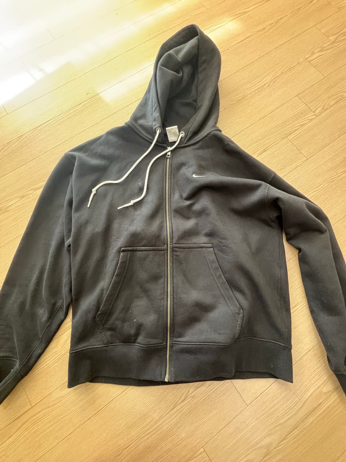 나이키 후드집업 블랙 상품이미지1