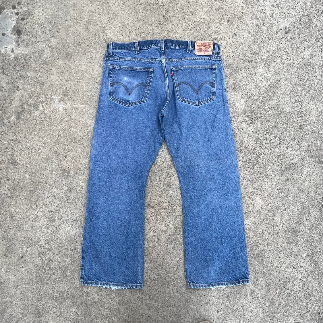 00s Levis517 리페어 데님 부츠컷 (40“) 상품이미지5