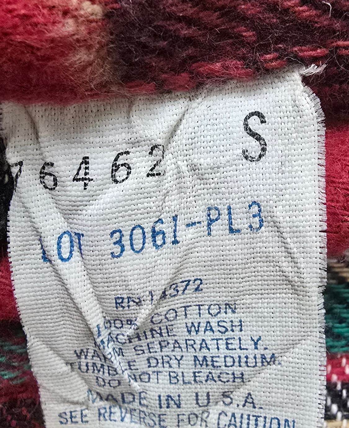 Vintage 80s Five brother 플란넬셔츠 상품이미지4