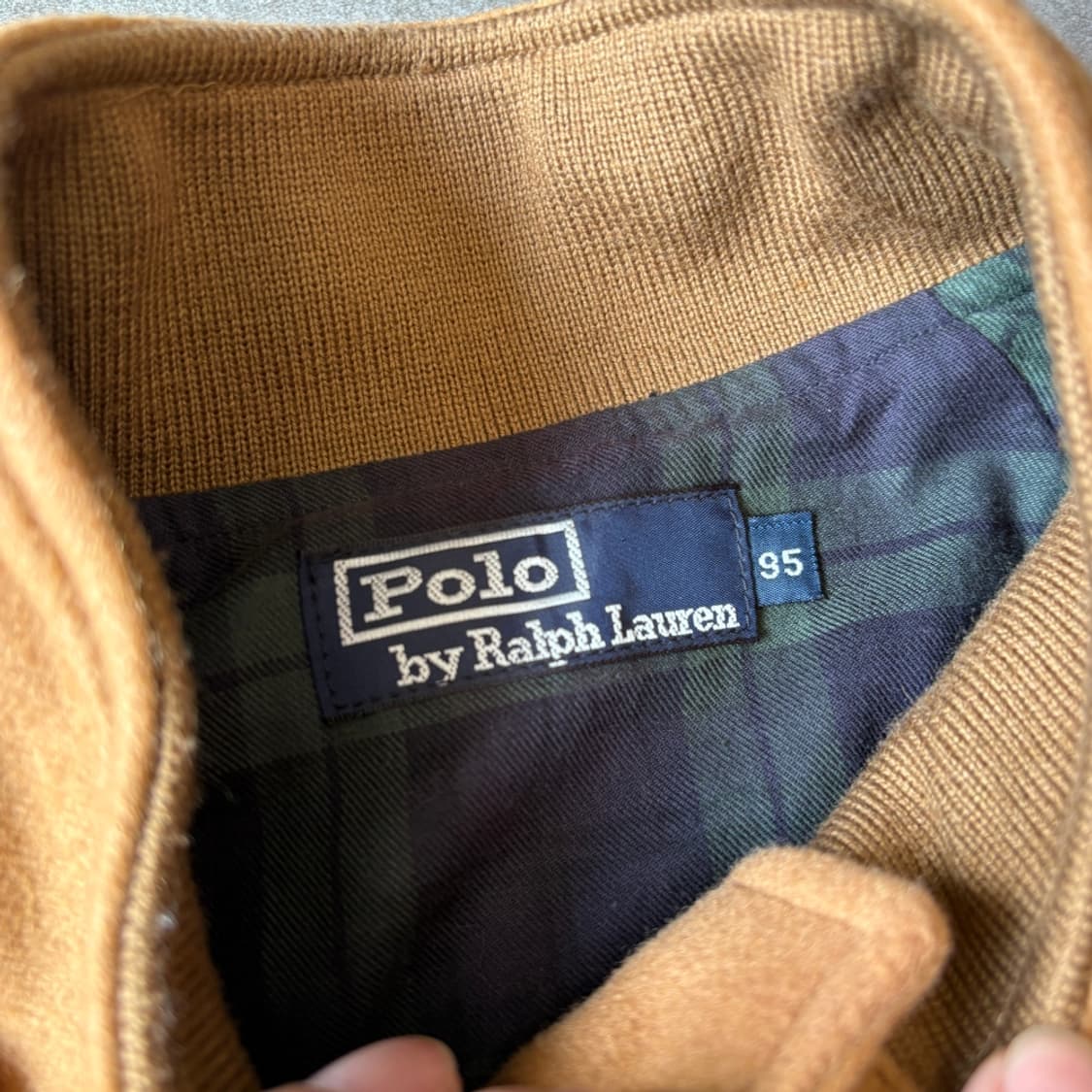 폴로 정품 두산 정품 브라운 울 바라쿠다 자켓 상품이미지4