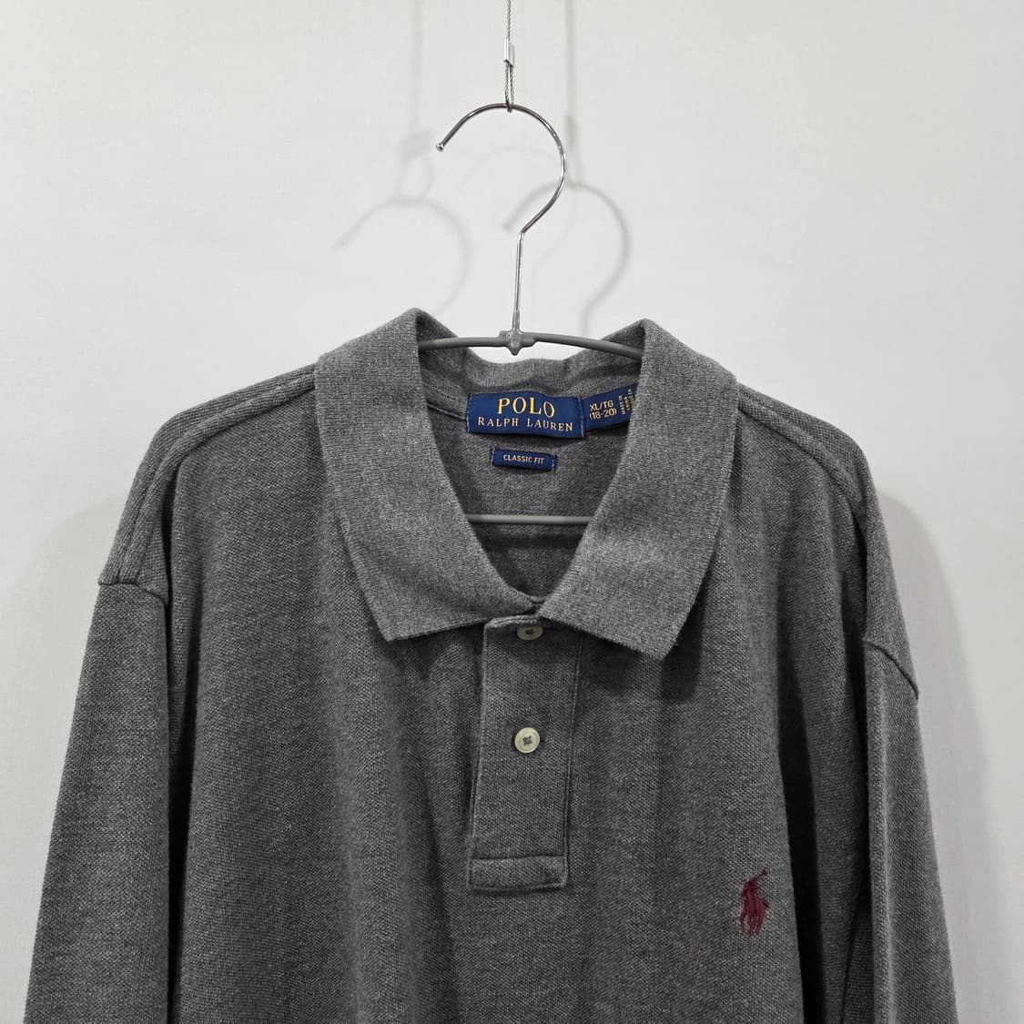 폴로랄프로렌 피케 카라 롱슬리브 XL(18/20) 상품이미지2