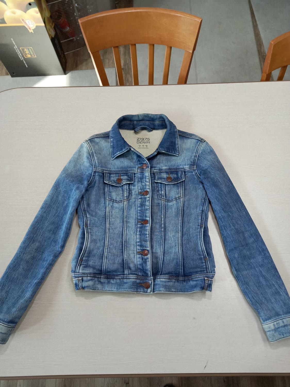 S85 ZARA1975 약기모 스판 데님자켓 S-206 상품이미지1