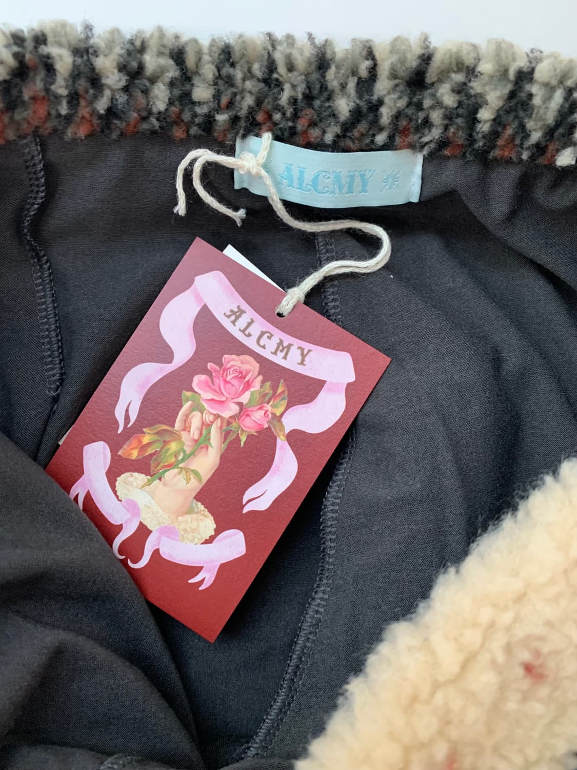 Ribbon & Lace Teddy Skort (Beige) 상품이미지10