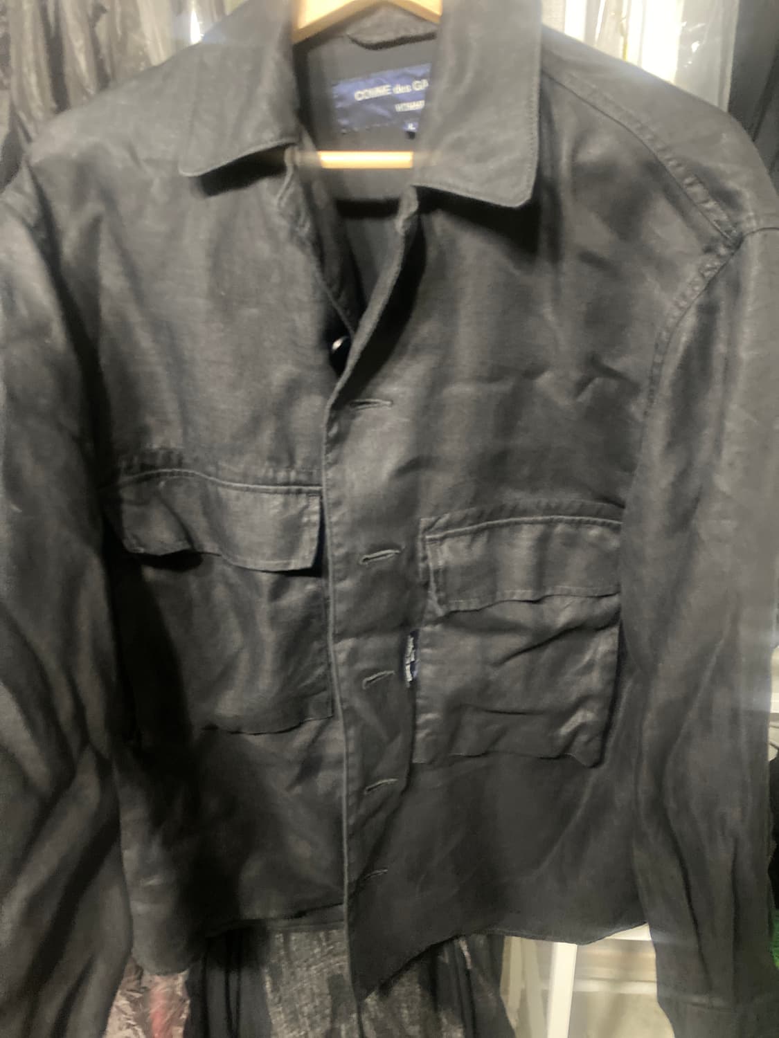 꼼데가르송 옴므 린넨 셔츠자켓 상품이미지1