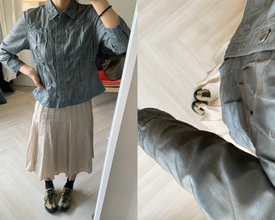 [GIANNI LO GIUDICE] lace layered jacket 상품이미지4