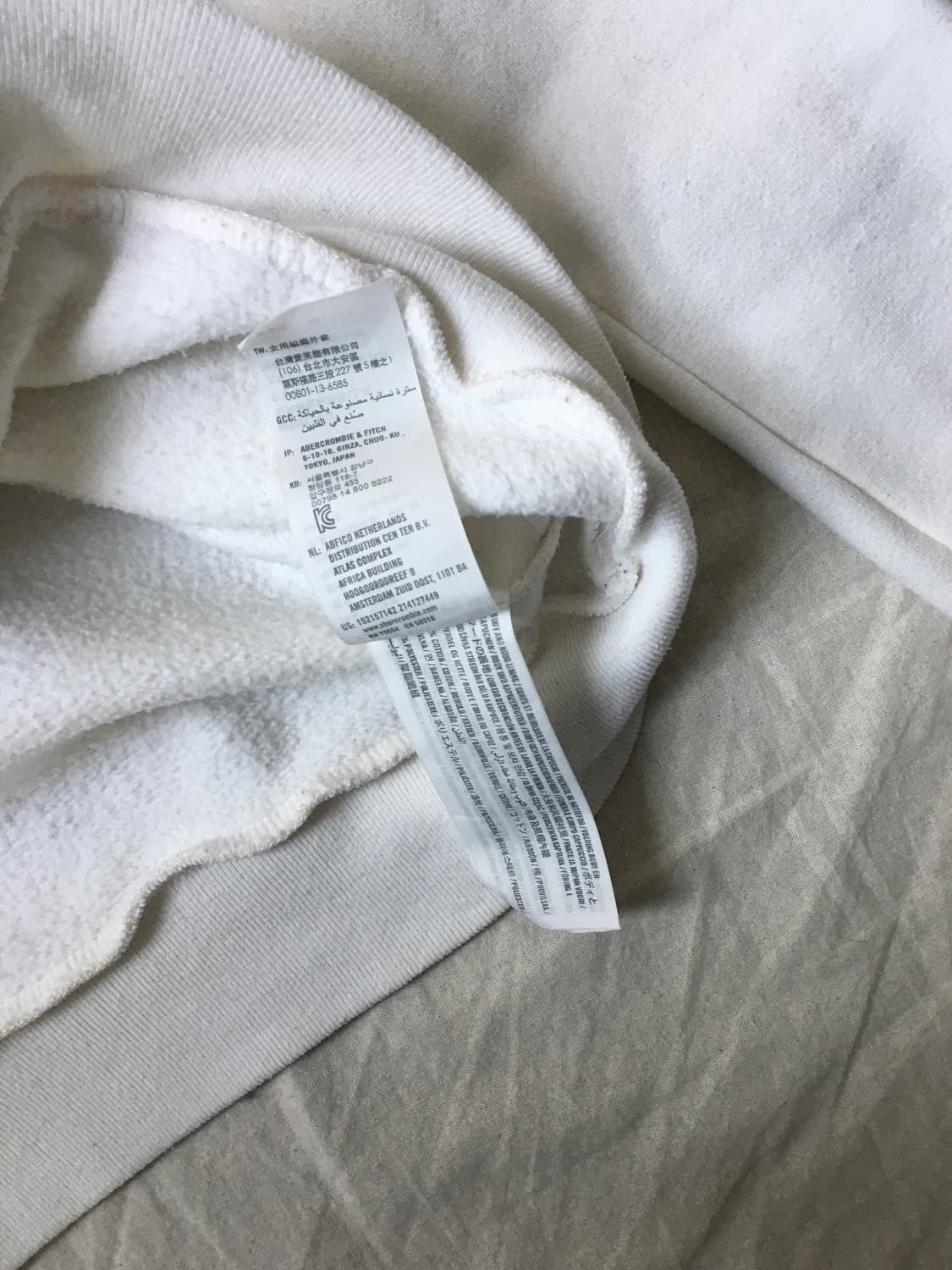 아베크롬비 스펠 자수 후드집업 상품이미지6