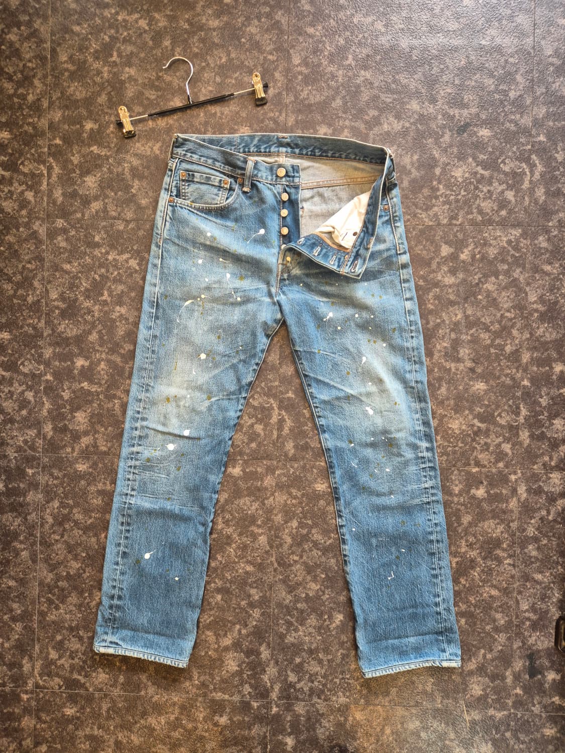 리바이스(Levi's) 501  빈티지 페인팅 데님 (W32 L34) 상품이미지1