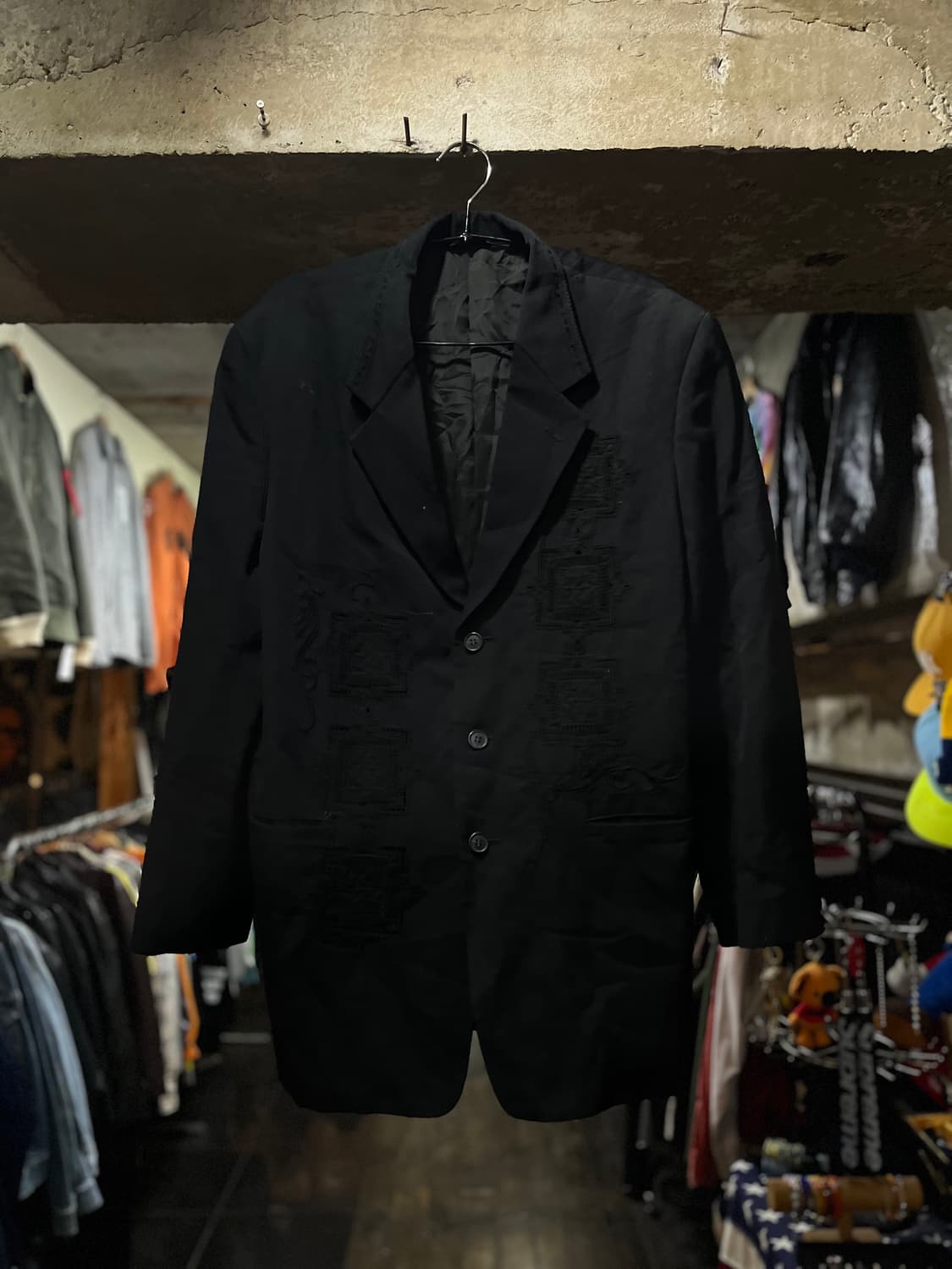 Yoshiyuki Konishi 코니시 요시유키 90s 패턴 블레이저 상품이미지1