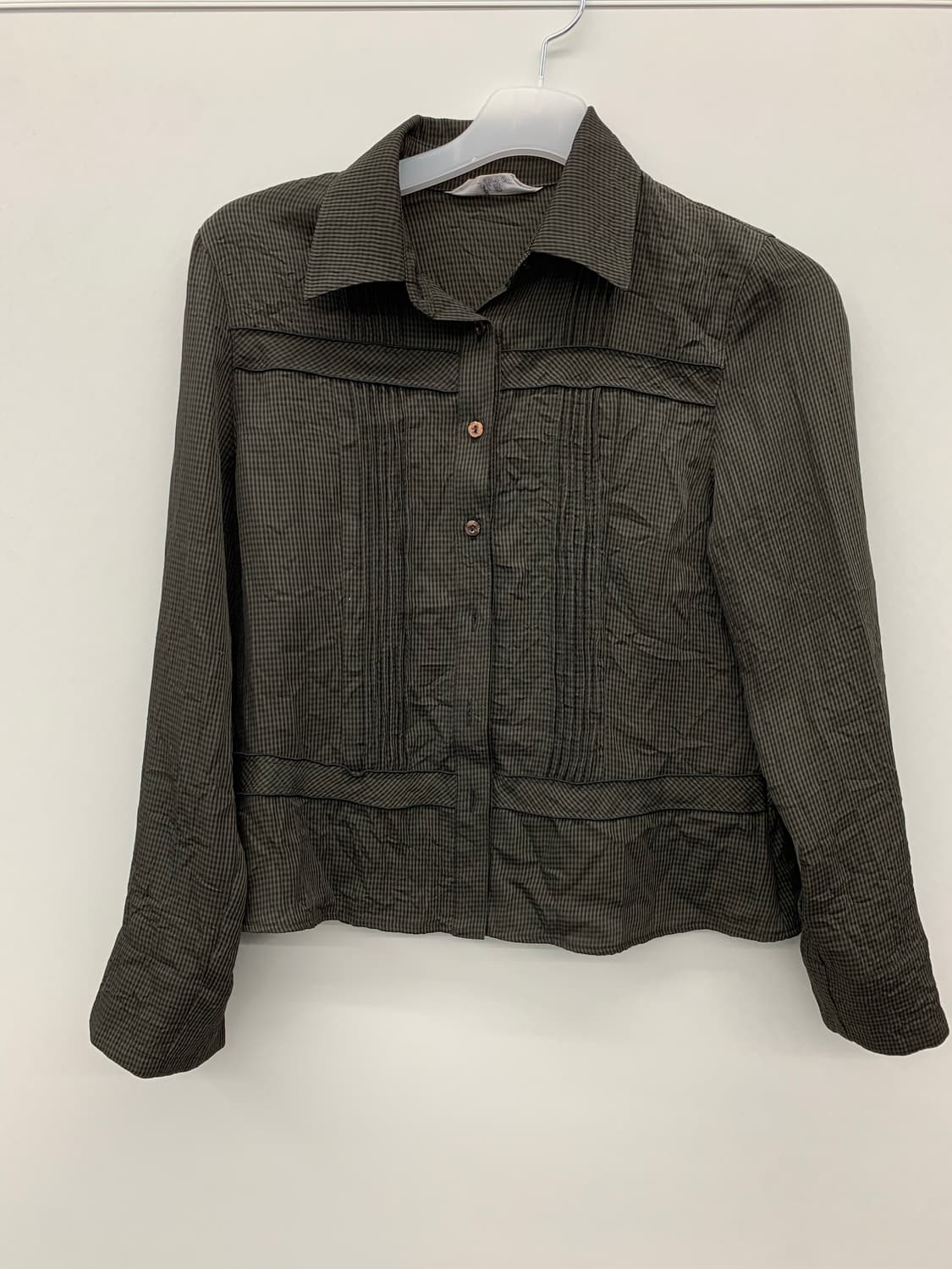 디테일 체크 셔츠 상품이미지7