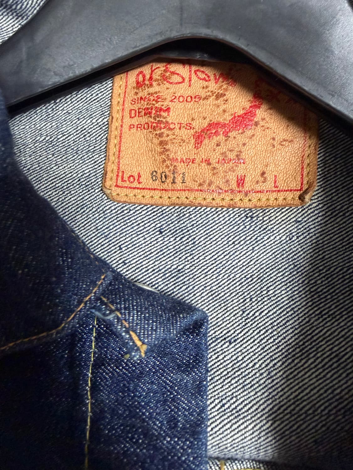 오어슬로우 데님 자켓 1세대 5사이즈 xxl 상품이미지3