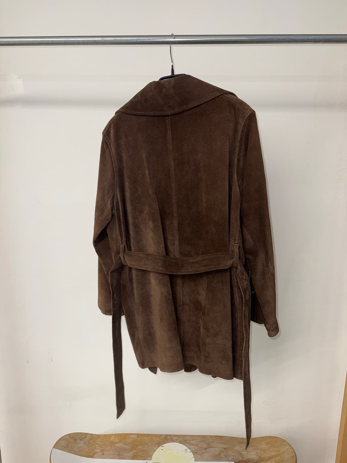 에스프리 90s 레더 코트 자켓 상품이미지4