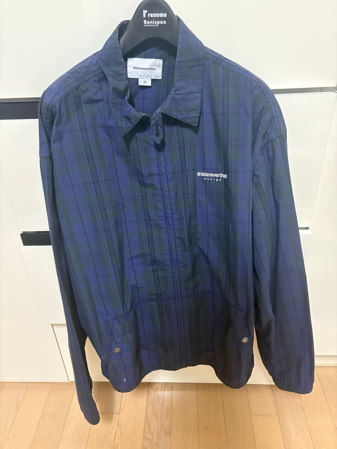 디스이즈네버뎃 코듀라 체크 자켓 M 상품이미지2