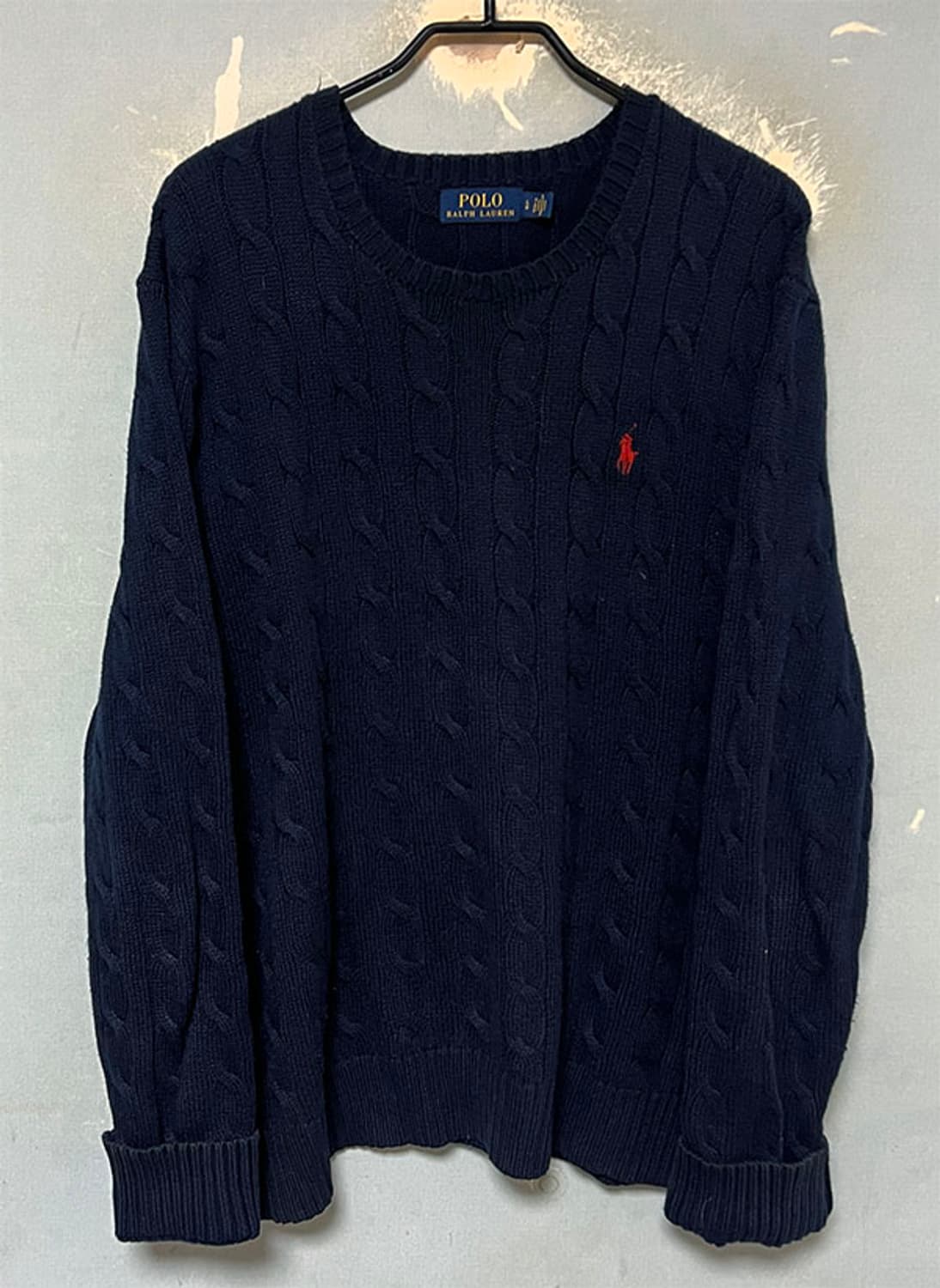 POLO 폴로 남자 꽈배기니트 캐주얼 XL 105 상품이미지1