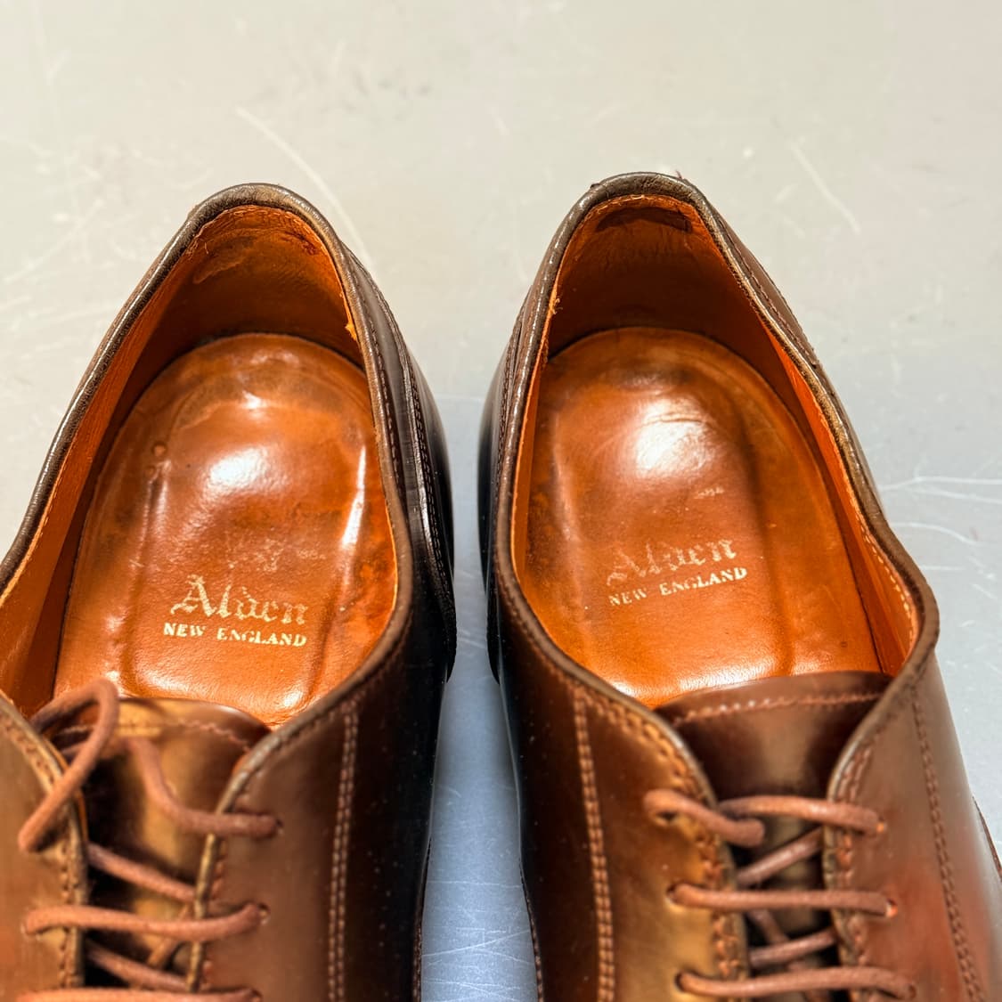 [10.5D] 알든 2160 컬러 8 코도반 스트레이트 팁 더비  상품이미지8