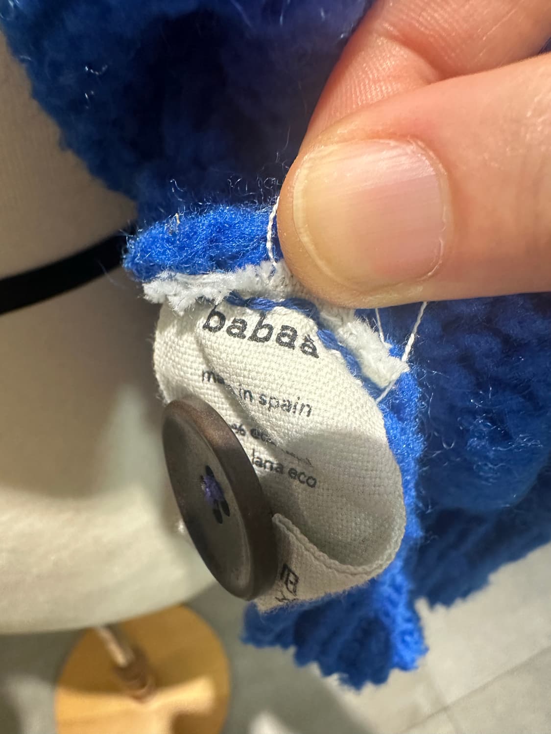 스페인 babaa 울 크롭 가디건 상품이미지5