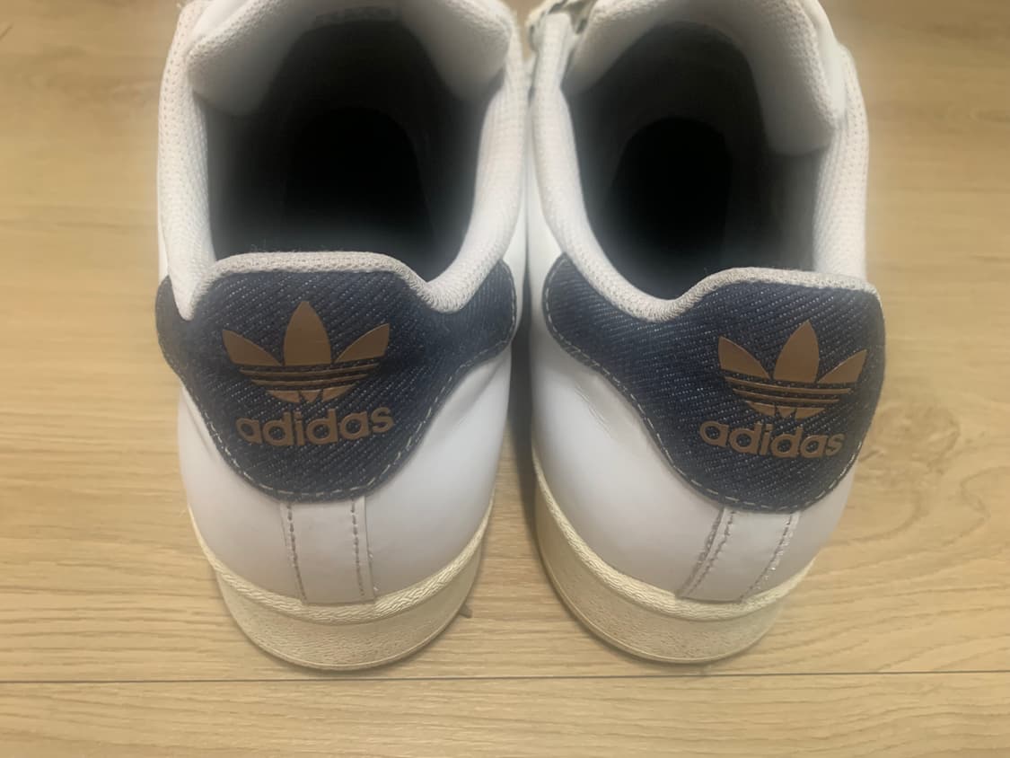 아디다스 슈퍼스타 화이트데님 275 판매합니다 상품이미지5
