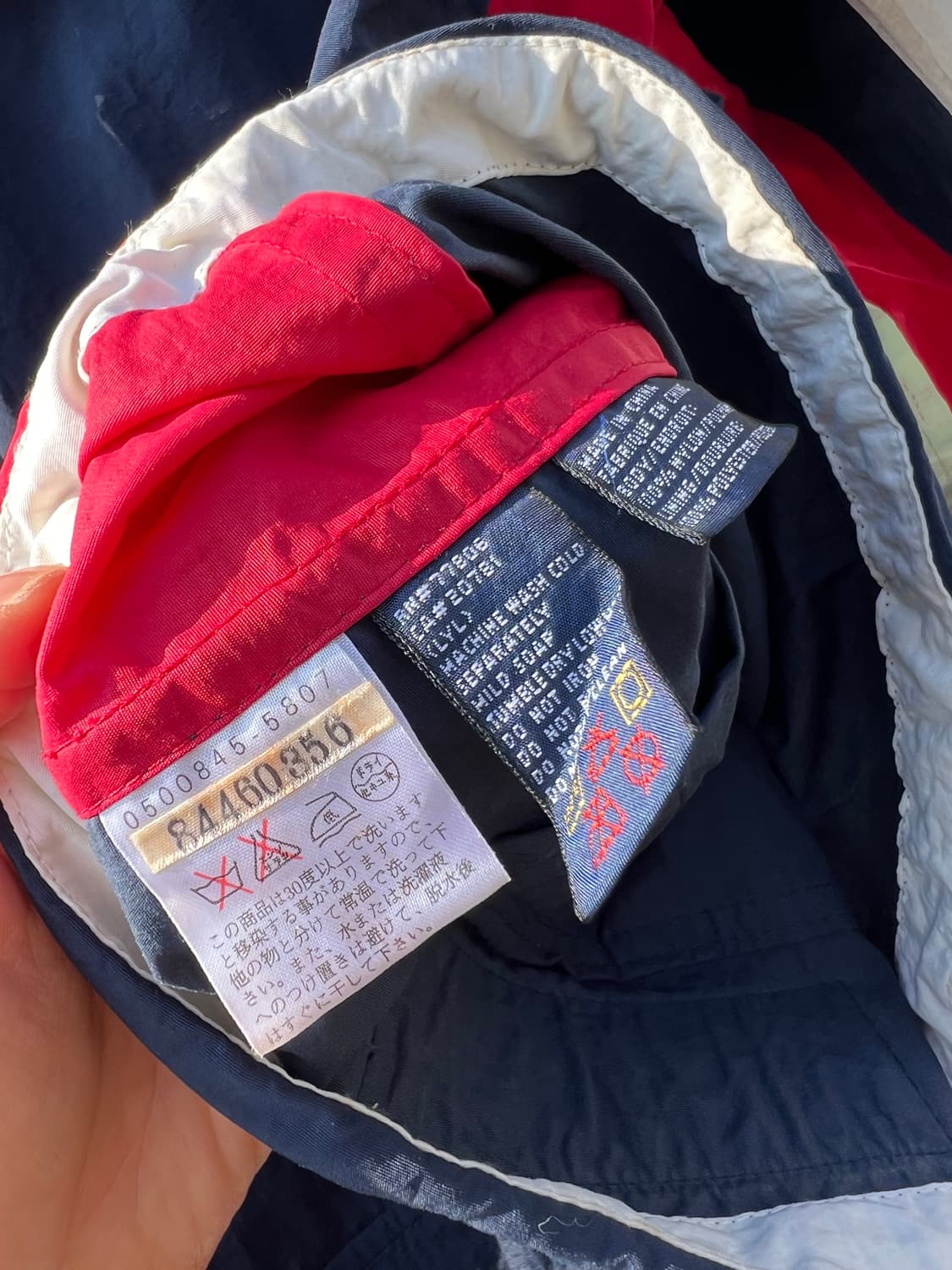 90s 올드스쿨 타미힐피거 세일링기어 윈드자켓 상품이미지9