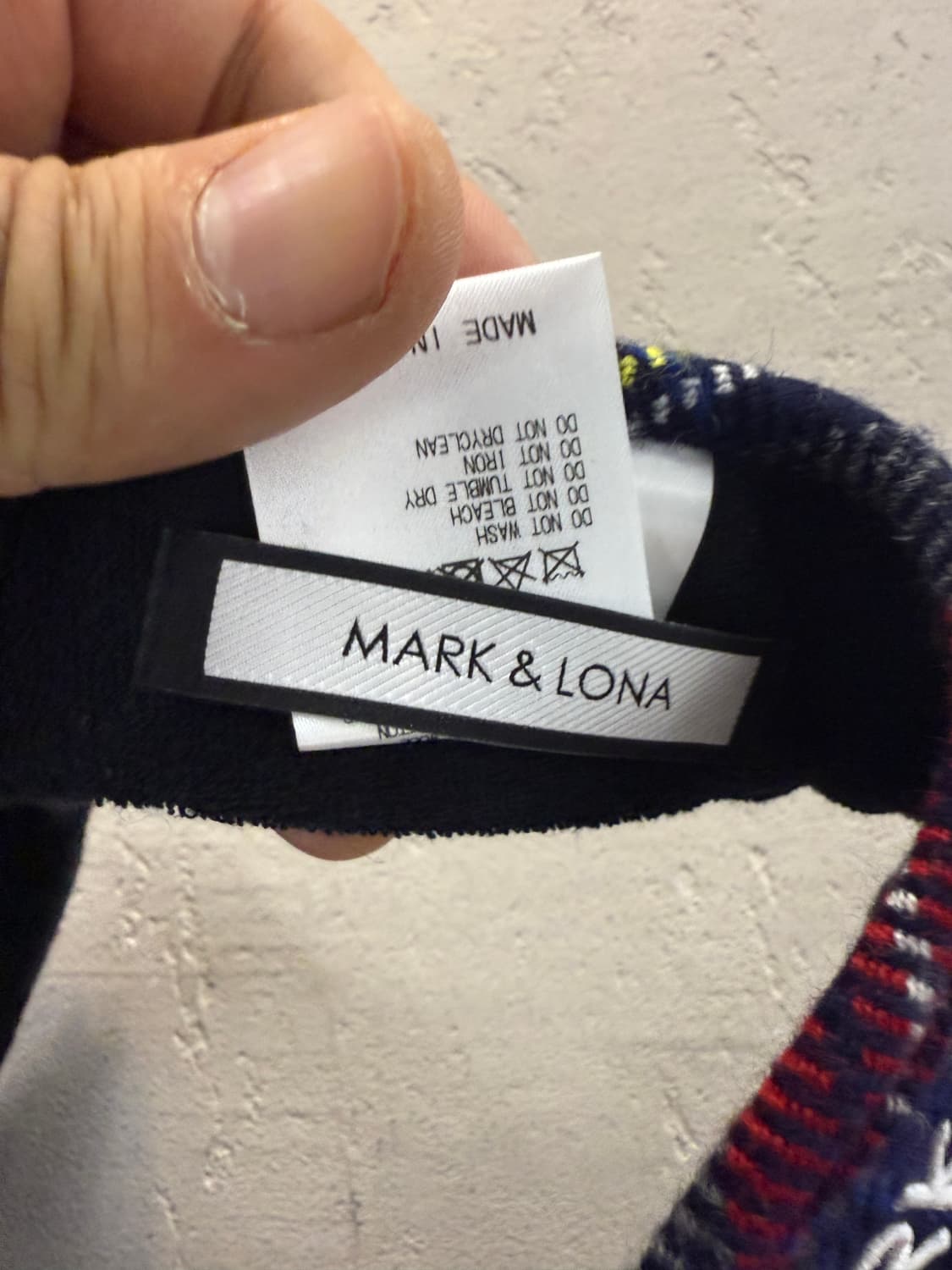 마크앤로나 정품 타탄 체크 썬캡 상품이미지3