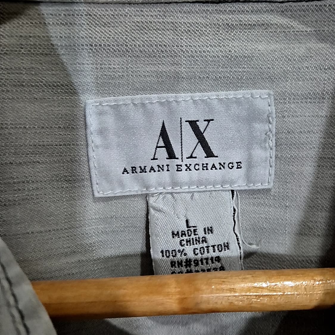 아르마니 익스체인지 90s 빈티지 셔츠 자켓 상품이미지6