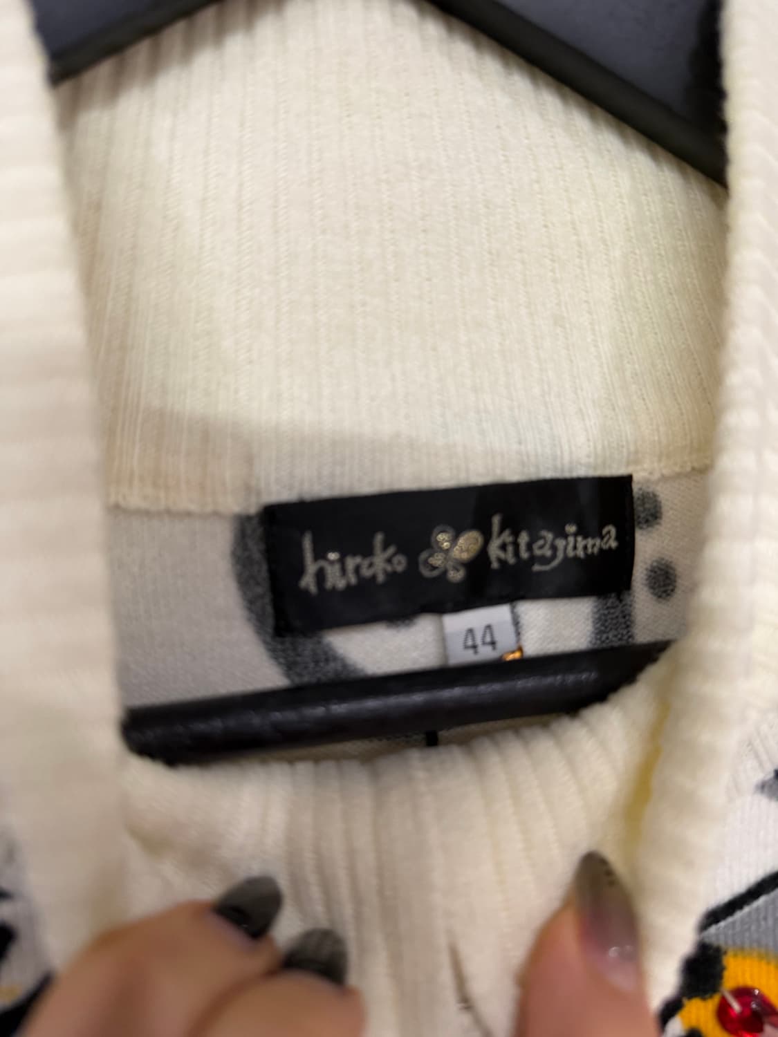 Hiroko kitajima printing knit zip-up 상품이미지10