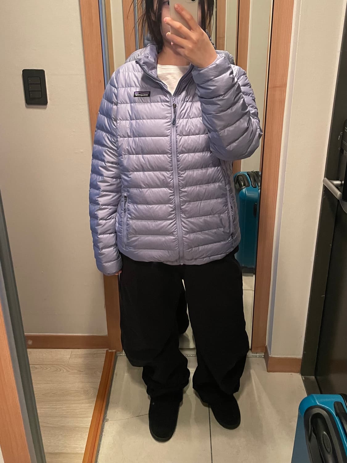 파타고니아 다운스웨터 자켓 바나클블루 L 상품이미지1