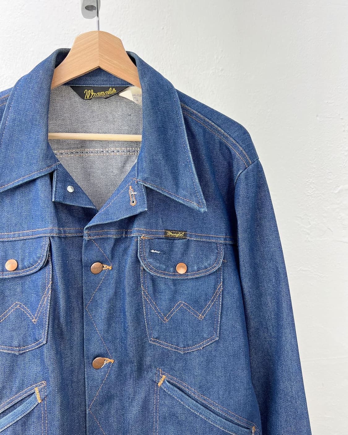 랭글러 인디고 로고 데님 트러커자켓 상품이미지2