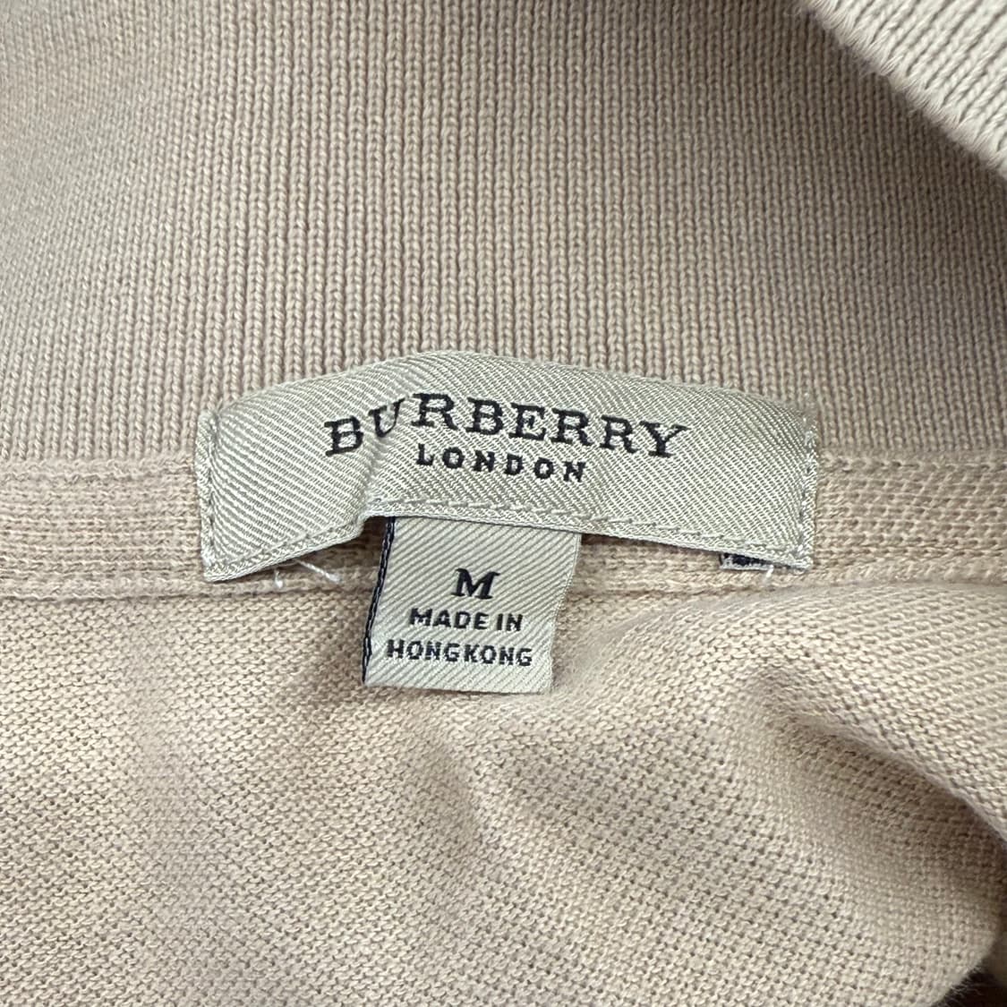 버버리 베이지 카라 롱슬리브  상품이미지5