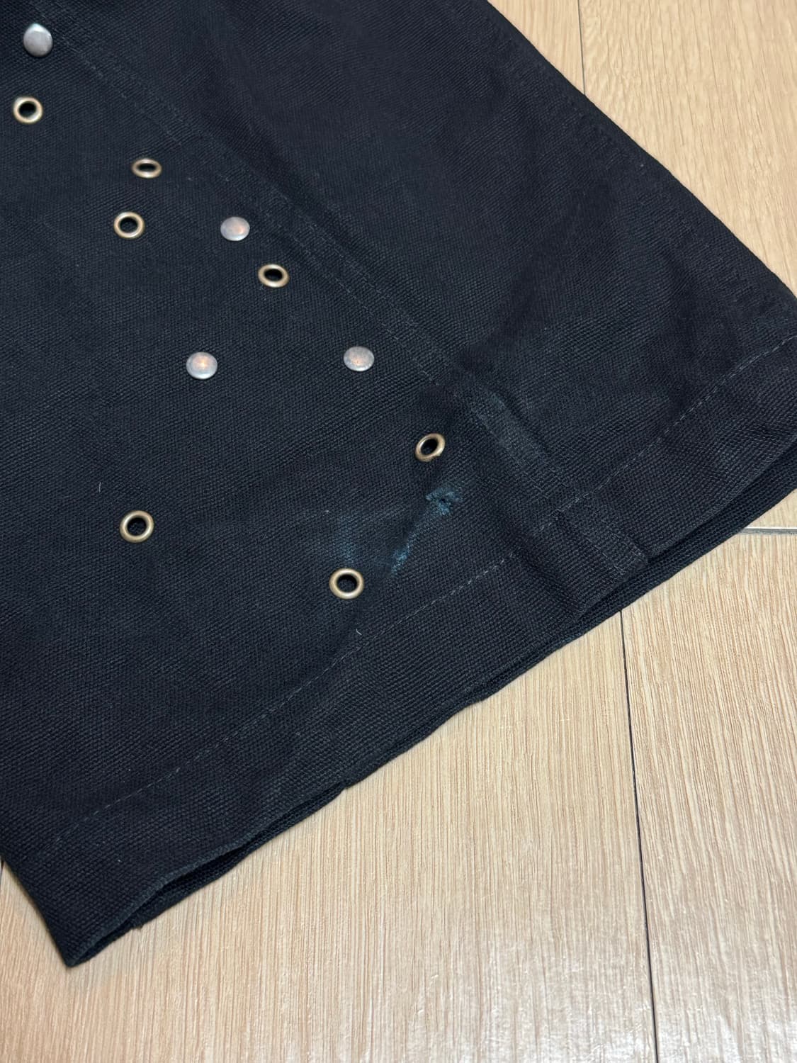 [40] 앤더슨벨 x 자라 릴렉스드 핏 스터드 팬츠 블랙 상품이미지9