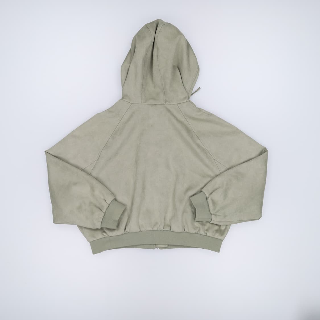 L 자라 여성 스웨이드 크롭 후드집업 0424H1 상품이미지2