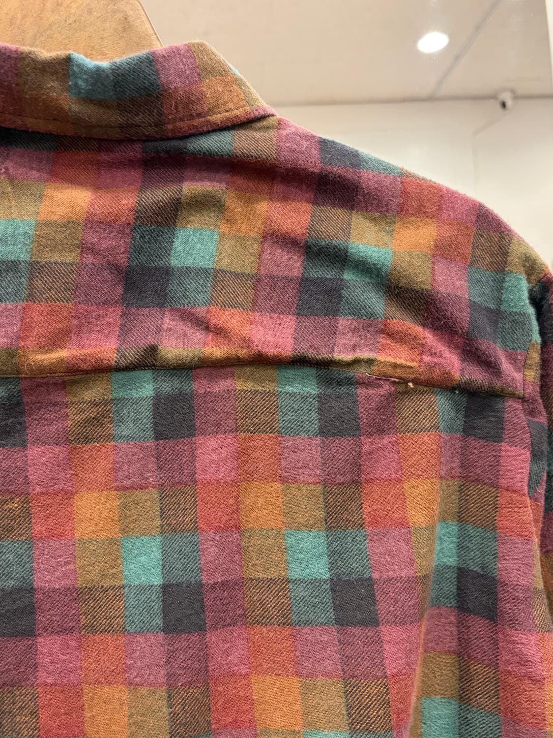 90s Dickies 디키즈 플란넬 체크 셔츠 상품이미지6