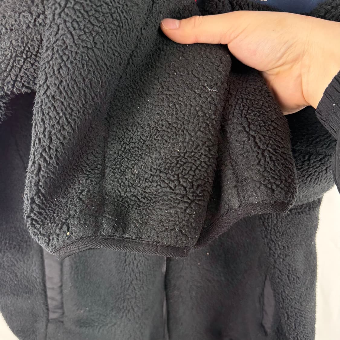 XL) 몽벨 00s 베이직 쉐르파 플리스 자켓 상품이미지4