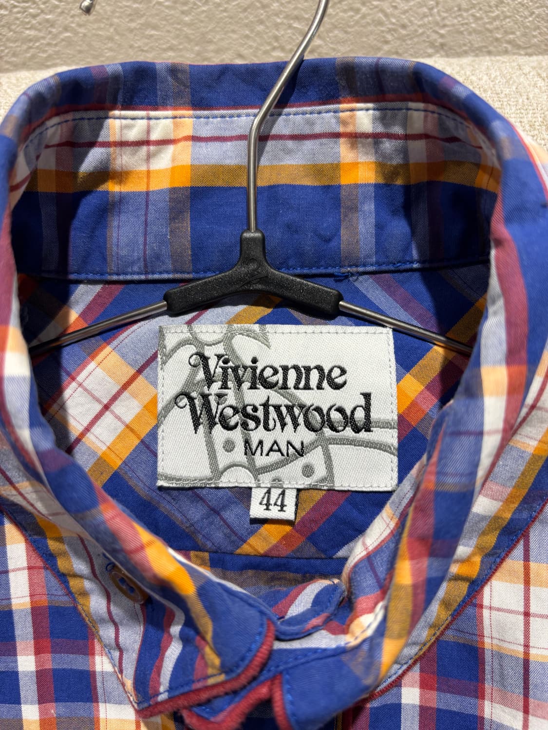 Vivienne Westwood 비비안웨스트우드 체크 로고 셔츠 상품이미지4