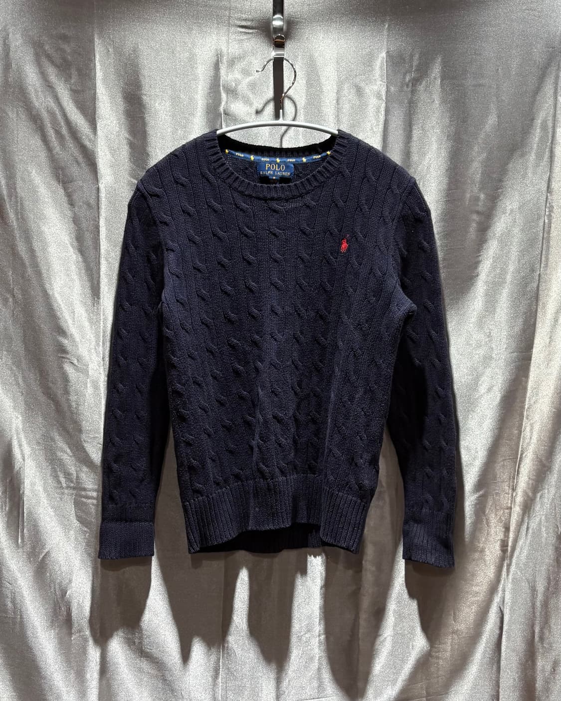 M 폴로랄프로렌 우먼스 레드포니 네이비 니트 상품이미지2