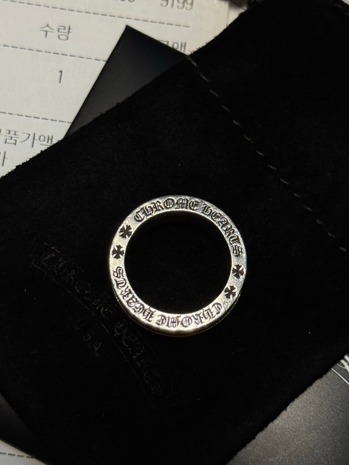 크롬하츠 미니 플러스링 US6 (청담) 상품이미지2