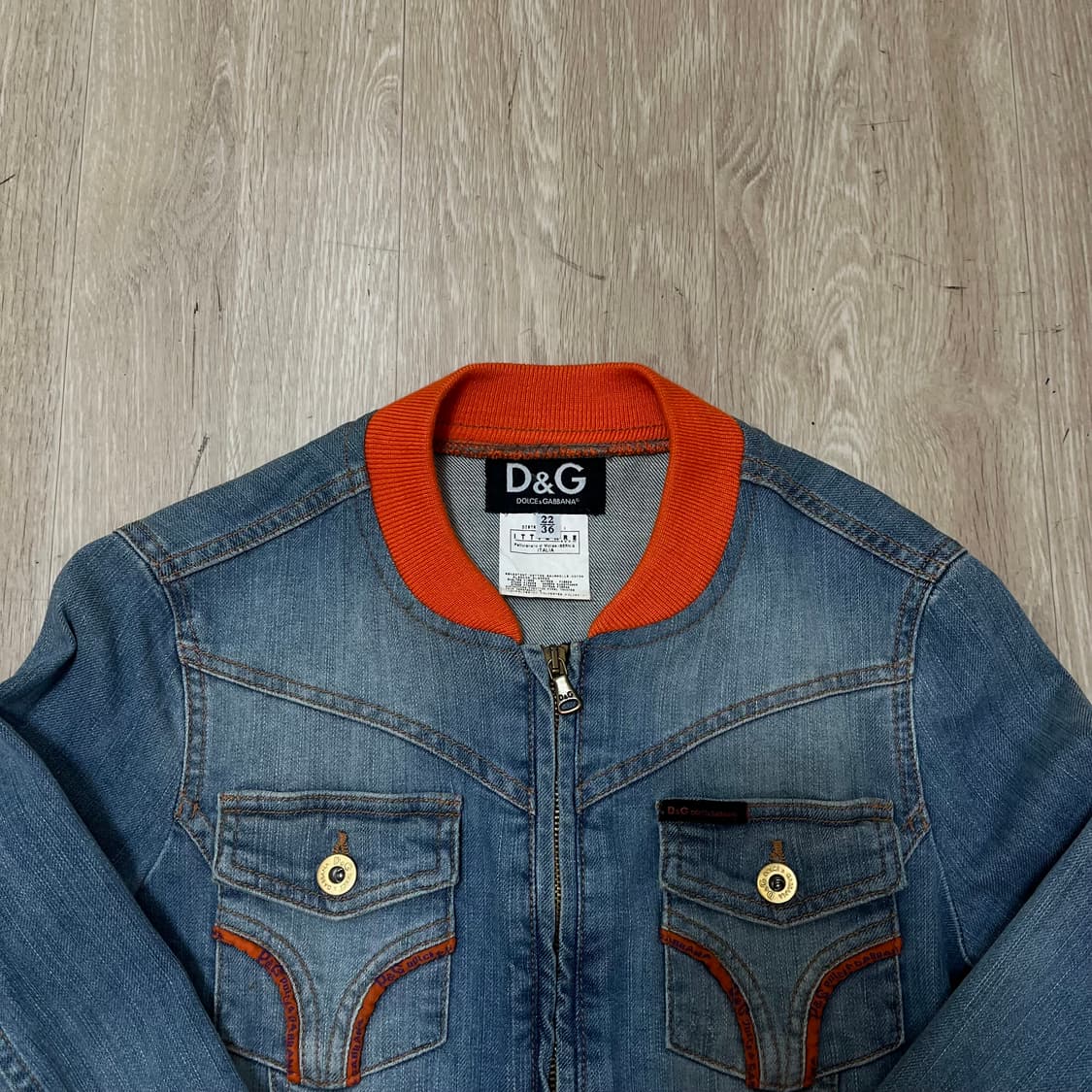 돌체앤가바나 이태리 여성 데님 청자켓 36사이즈 상품이미지4