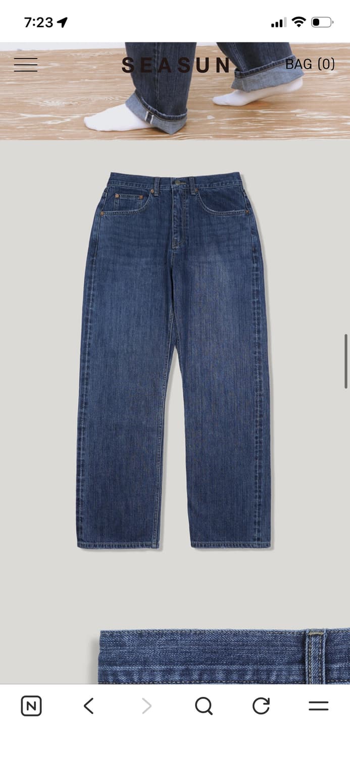 SEASUN OLD SELVEDGE DENIM_INDIGO (2사이즈) 상품이미지8