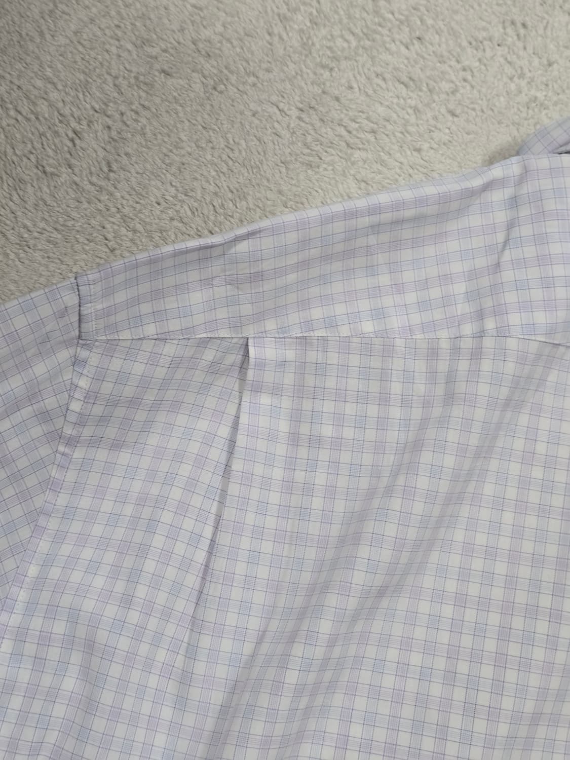 Hermes 에르메스 체크 패턴 커프스 셔츠 41 상품이미지7