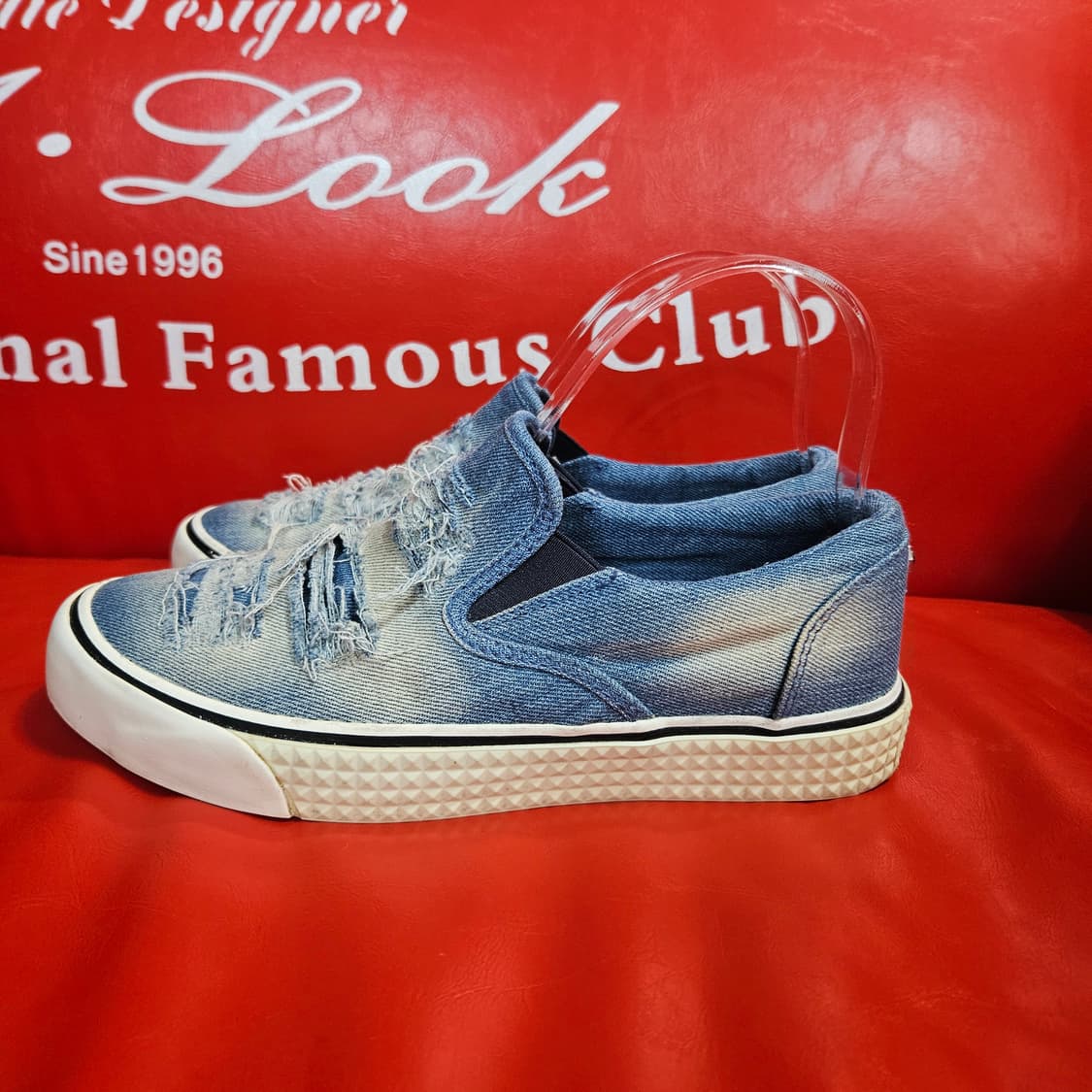 디젤(DIESEL) y2k 데님 워싱 슬립온 36size 상품이미지4