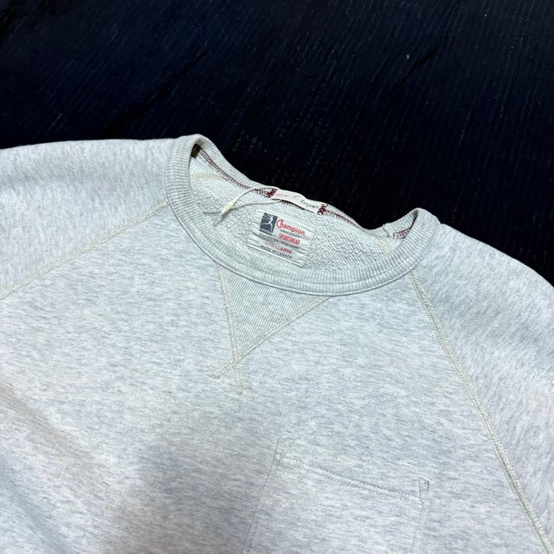 챔피온 x 토드 스나이더 포켓 스웻셔츠 (50s 복각) L 상품이미지2