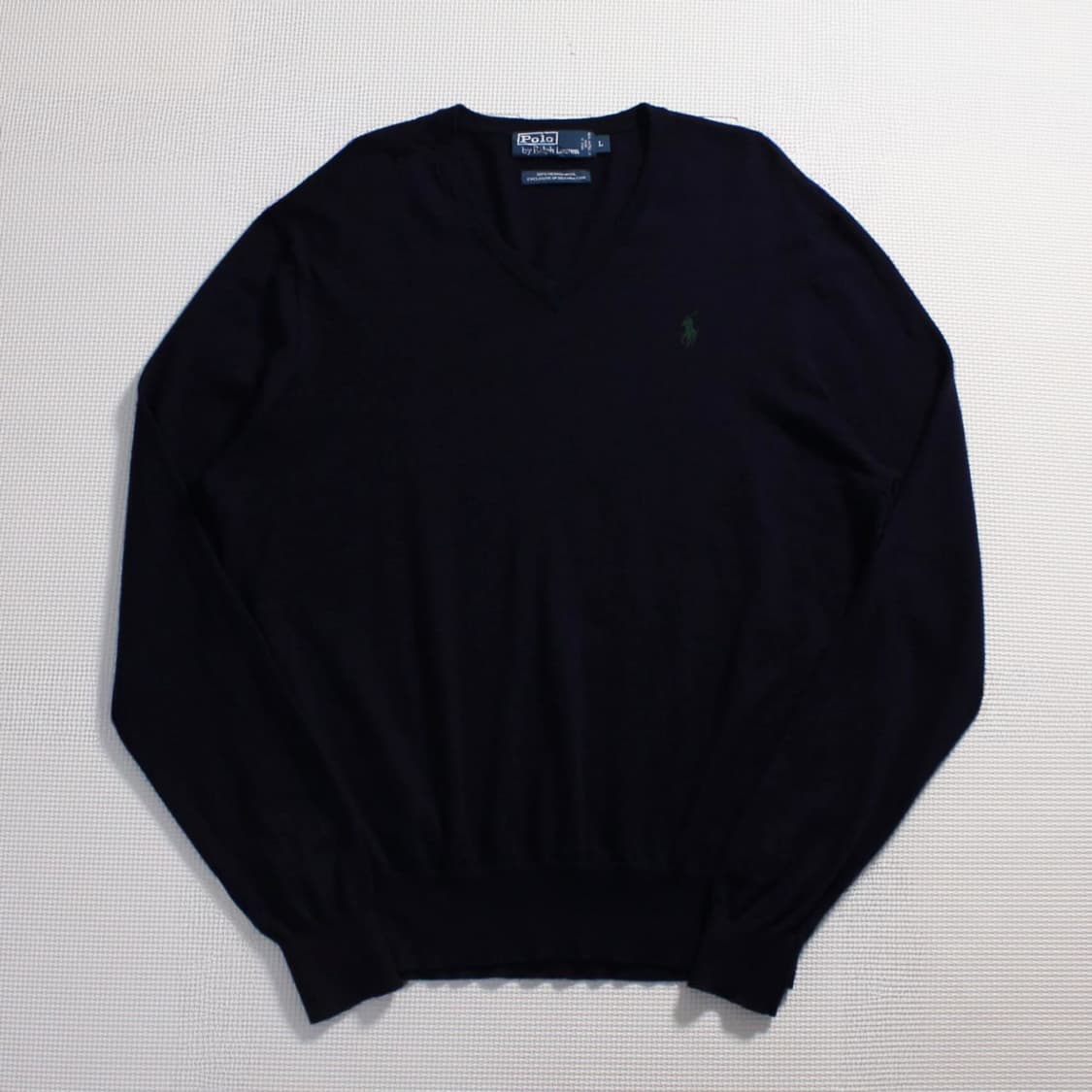Polo 폴로 랄프로렌 블랙 브이넥 니트  상품이미지1