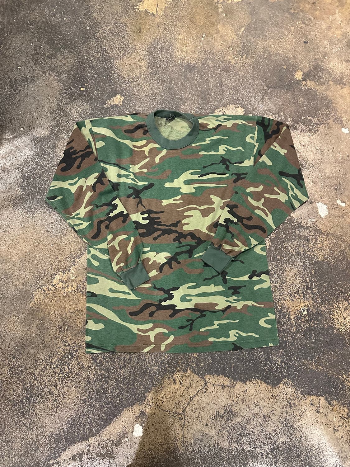 빈티지 90s 우드랜드 카모 롱 슬리브  상품이미지1