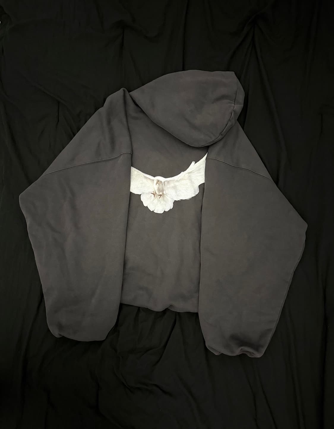 이지 갭 바이 발렌시아가 도브 후드 다크 그레이 상품이미지1