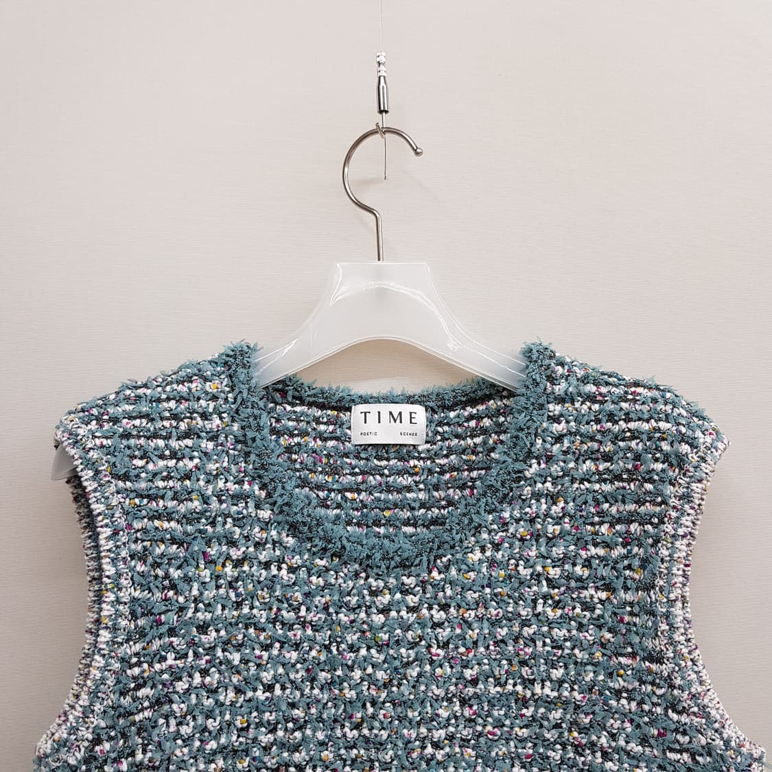 한섬 타임 2021 트위드 니트 베스트 F사이즈 상품이미지2