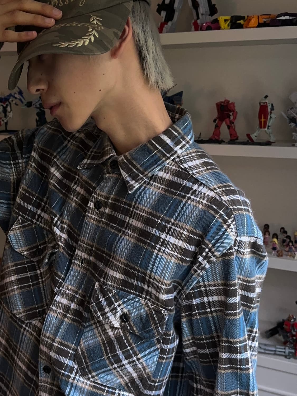 Anti Label 파머 플레이드 체크 셔츠 상품이미지2