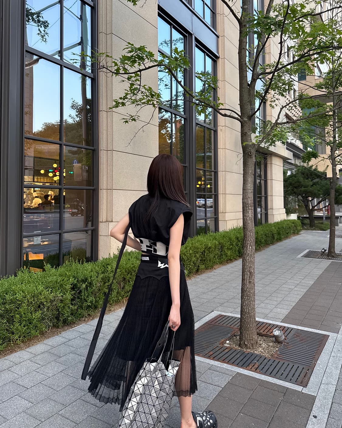 릭오웬스 로고 밴드 슬리브리스 봄버 자켓 베스트 상품이미지1