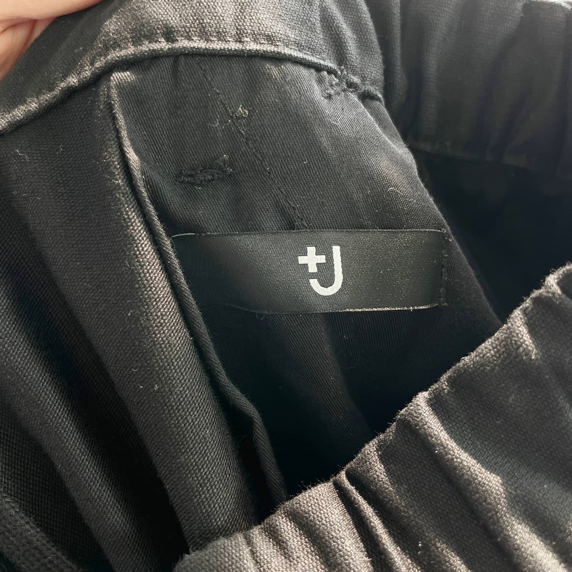 C1 유니클로X질샌더 +J 라인 블랙팬츠 35-36사이즈 상품이미지5
