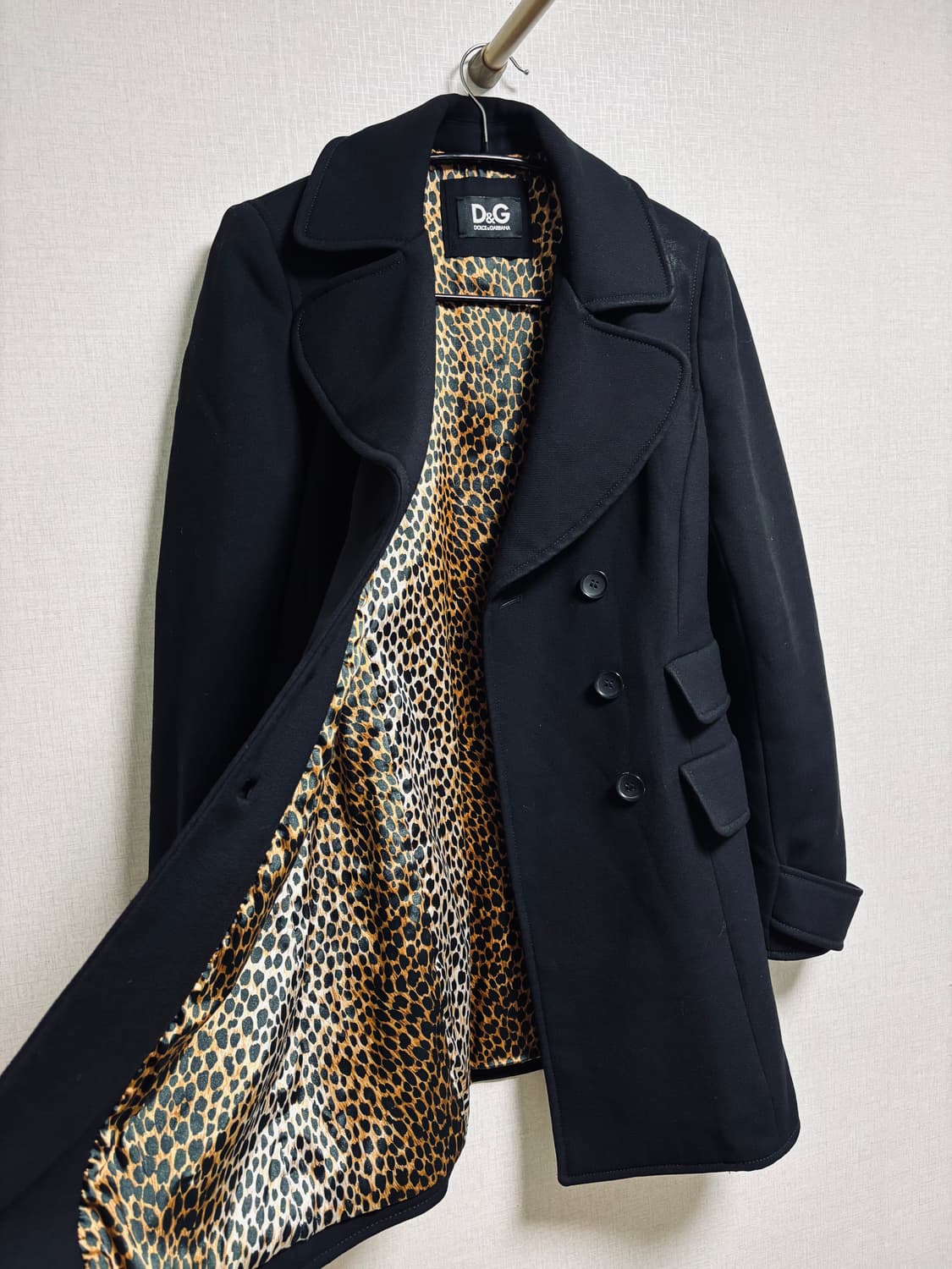 D&G 돌체앤가바나 블랙 더블브레스트 코트 상품이미지3