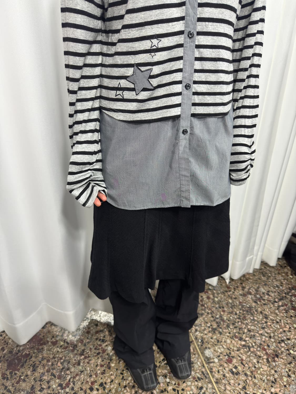 vagiie shirt layered top 상품이미지2